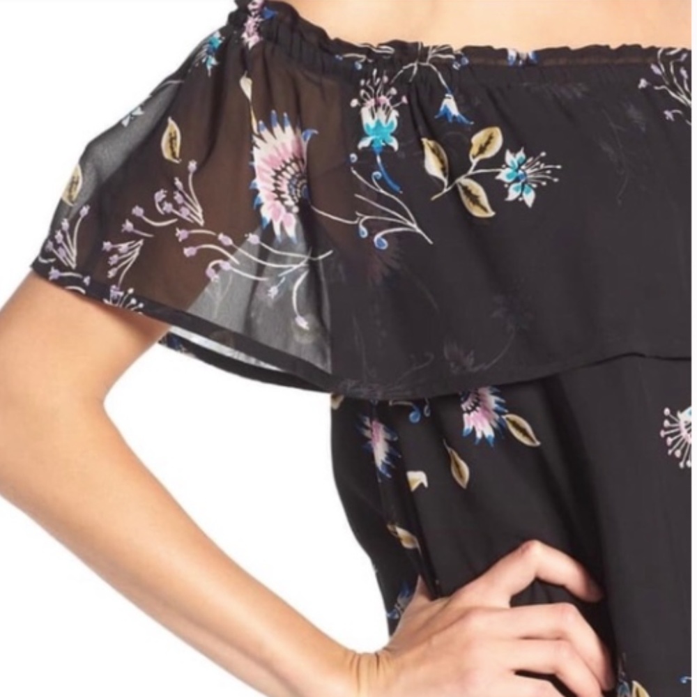 REBECCA MINKOFF Dawson Floral Off Shoulder Dress - Picture 3 of 6